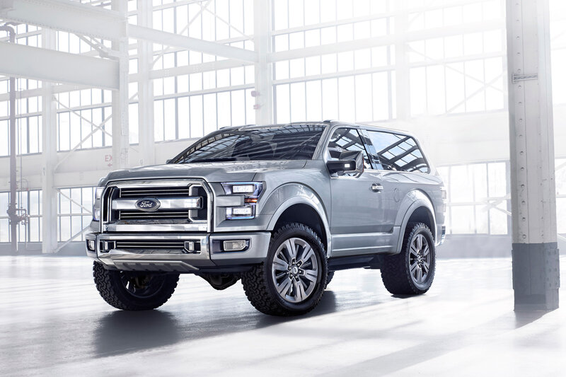 Silver Ford Pickup Truck — Dramatic