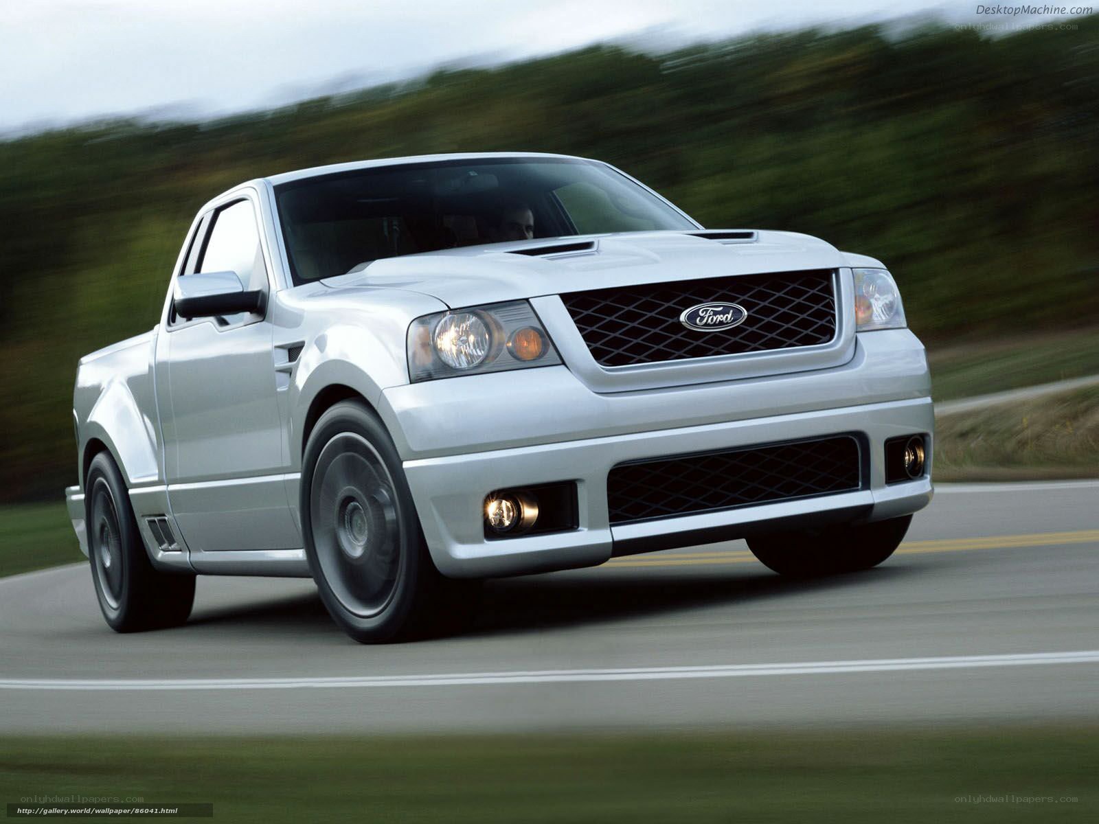 silver ford pickup truck