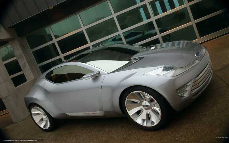 Silver Ford Reflex Concept Car