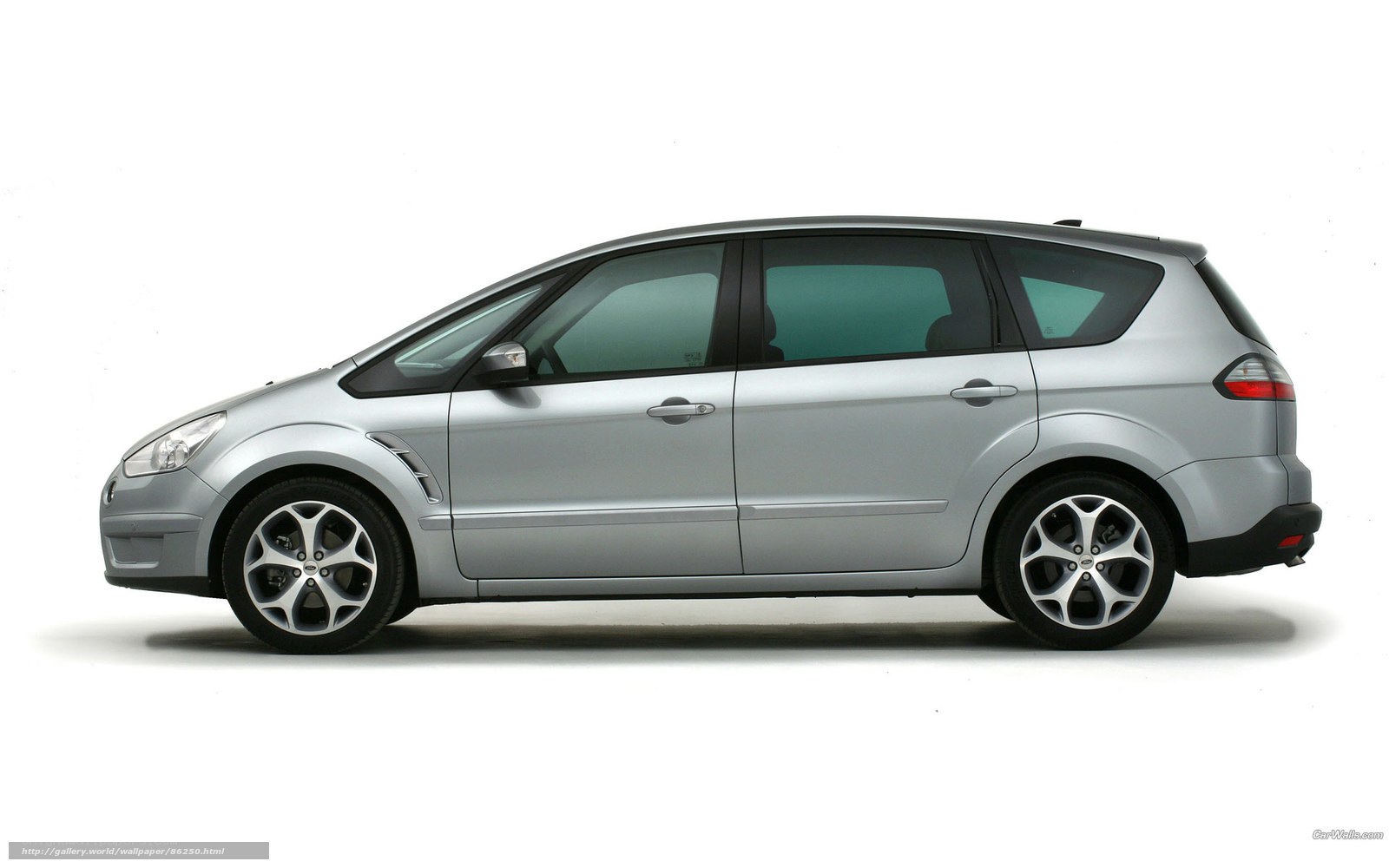 silver ford s-max side view
