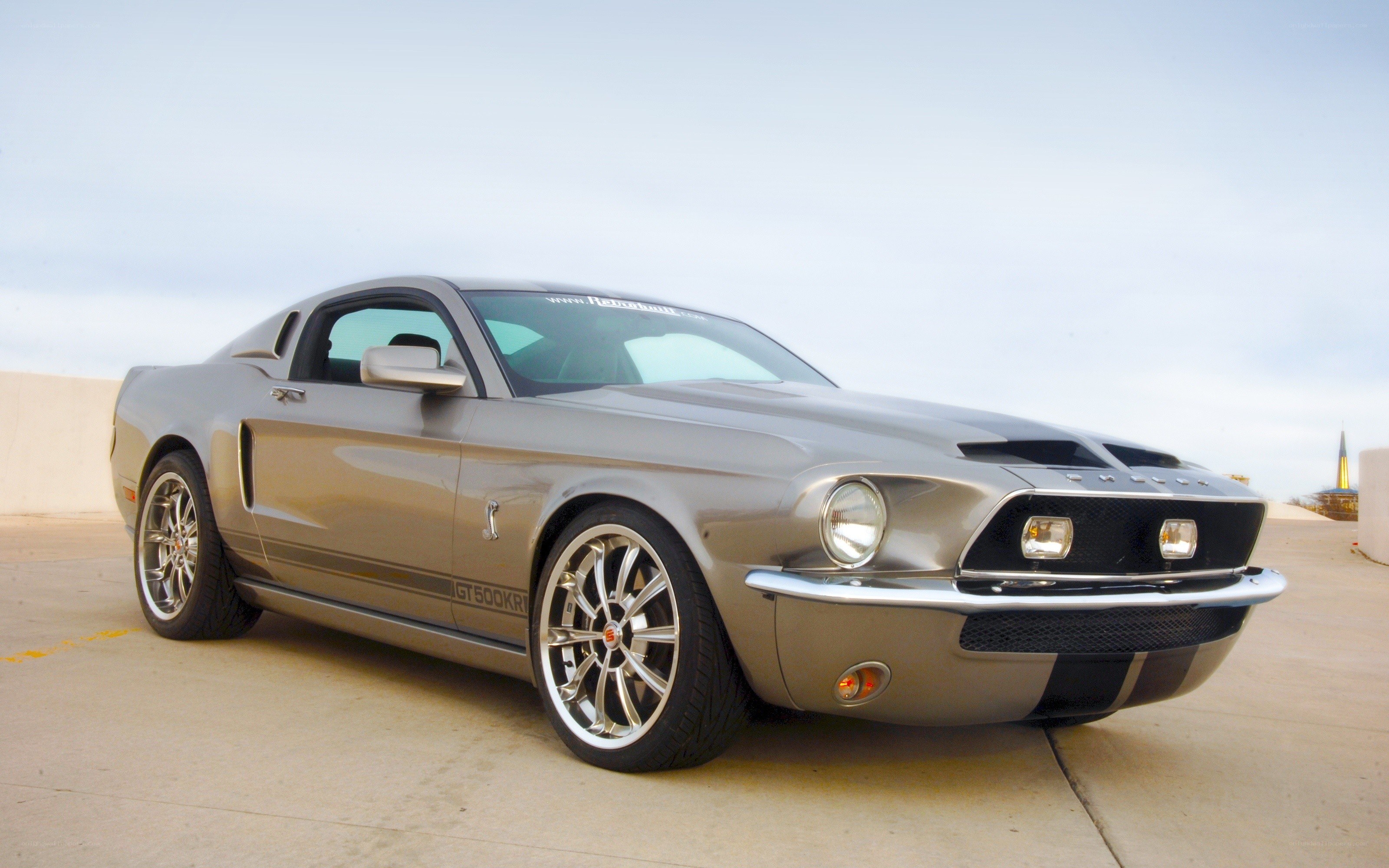 silver ford shelby gt500