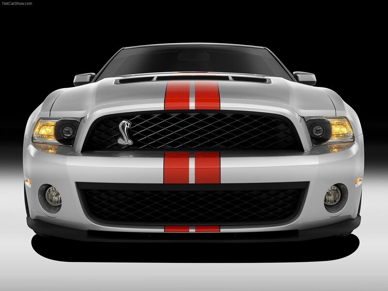 silver ford shelby mustang