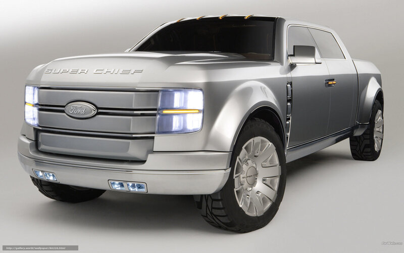 Silver Ford Super Chief