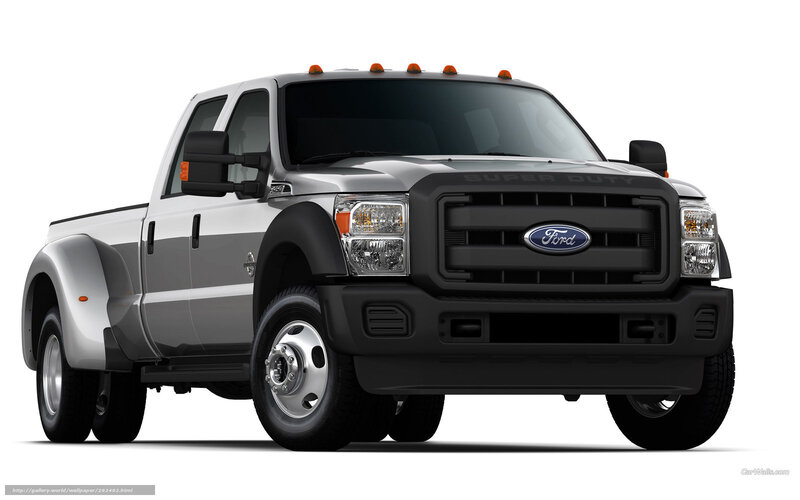 Silver Ford Super Duty Truck — Neutral