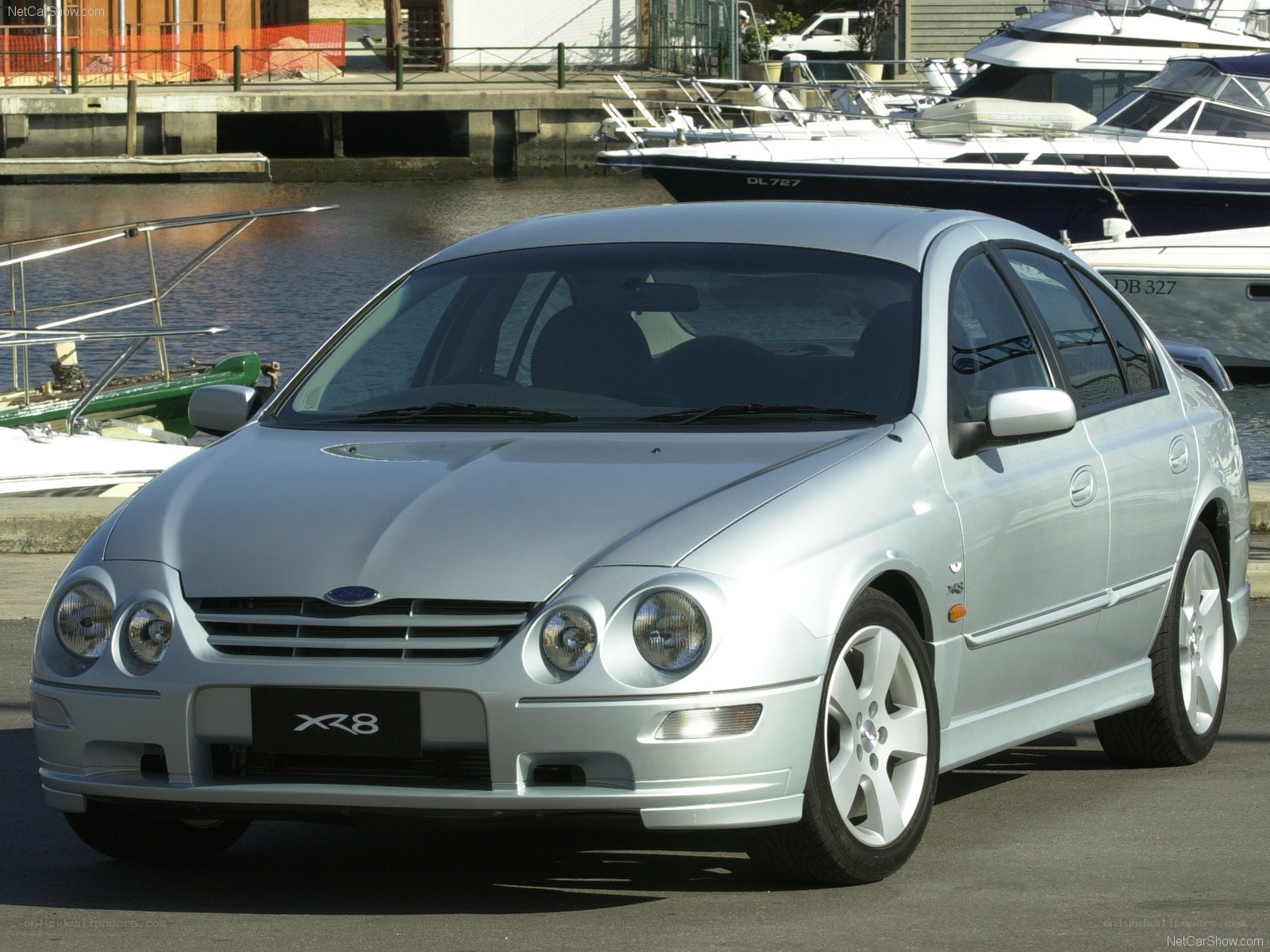 Silver Ford Xr8 sedan