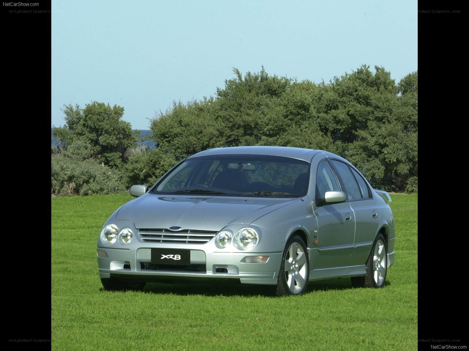 silver ford xr8 sedan
