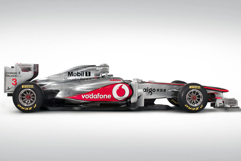 Silver Formula One Car