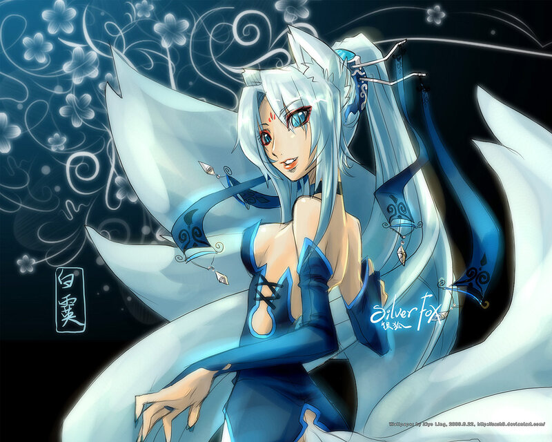 silver fox anime character
