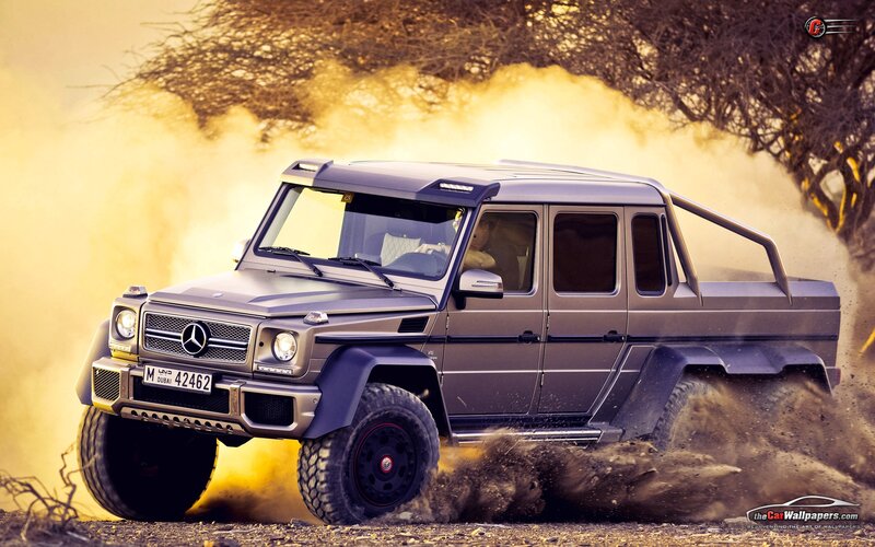 Silver G-wagon Pickup