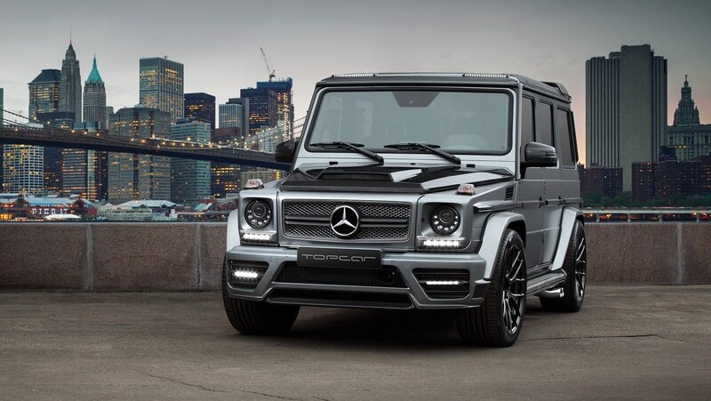 Silver G-wagon Suv — Gray, Dramatic, Sunset