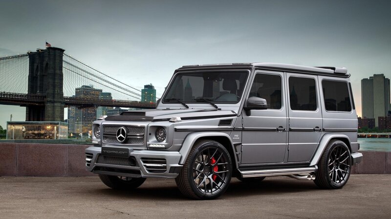 Silver G-wagon Suv — Gray, Dramatic