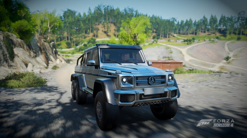 Silver G-wagon Suv — Outdoor