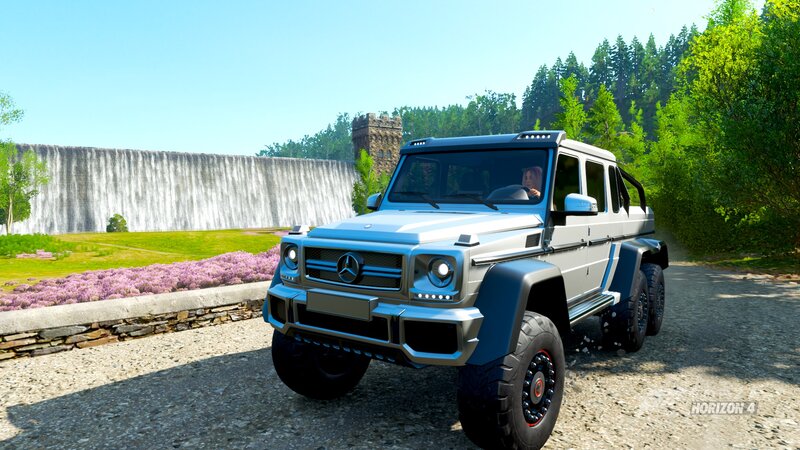 Silver G-wagon Suv — Serene