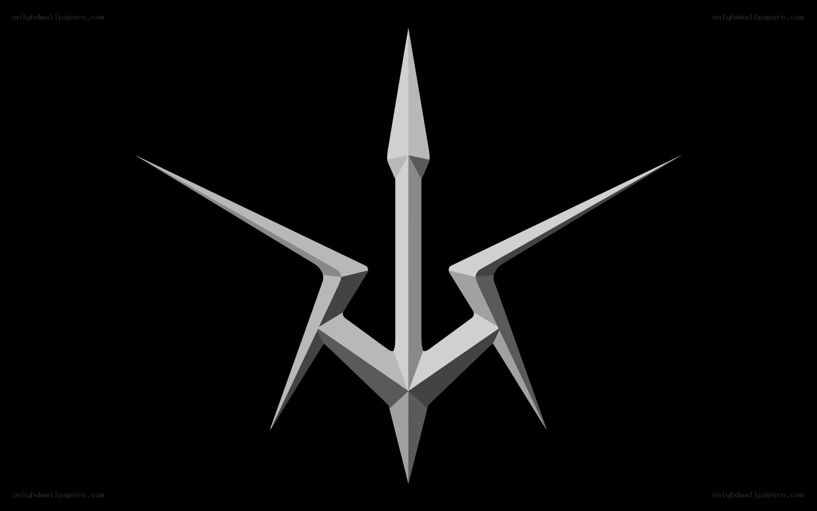 silver geometric symbol