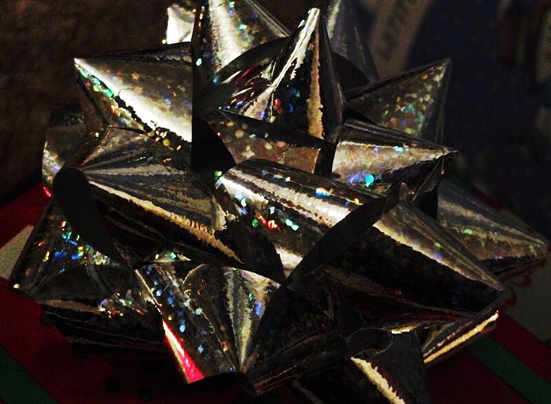 Silver Gift Bow