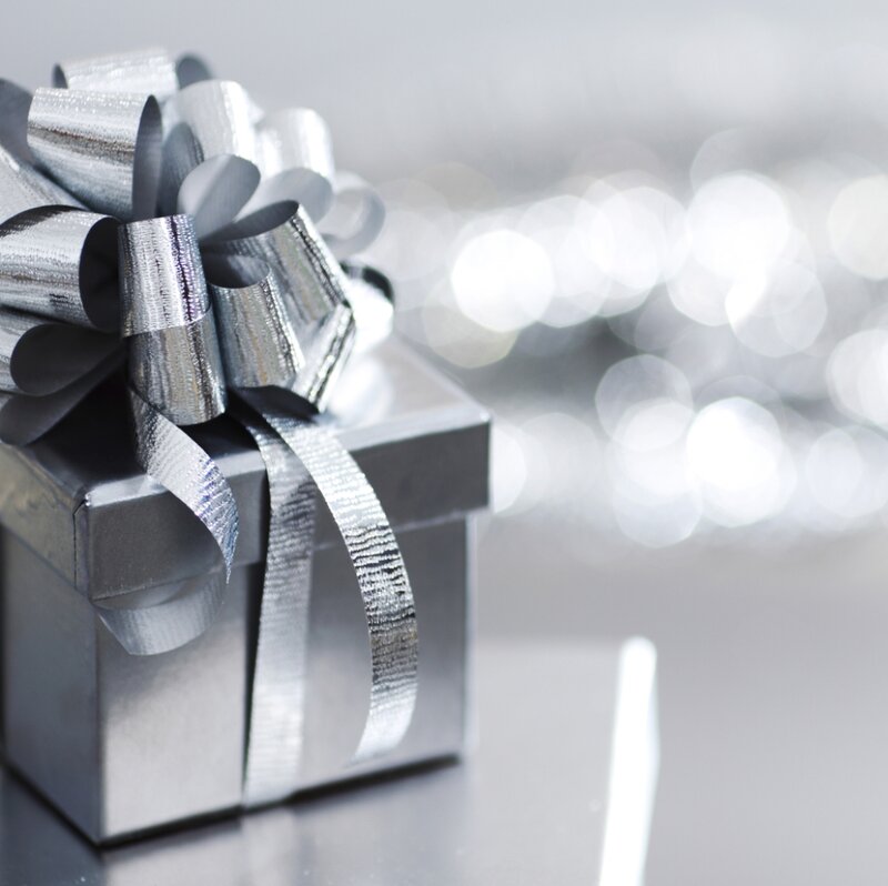 Silver Gift Box — Elegant