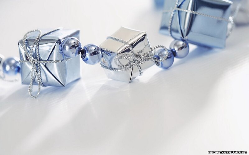 Silver Gift Boxes — White