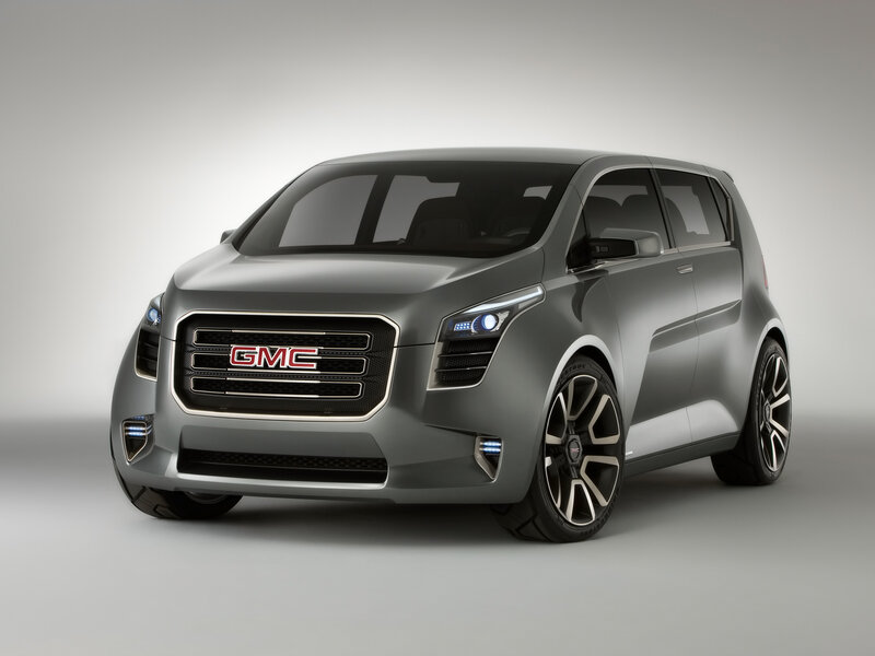 Silver GMC Concept Car — Gray, Neutral, Photograph