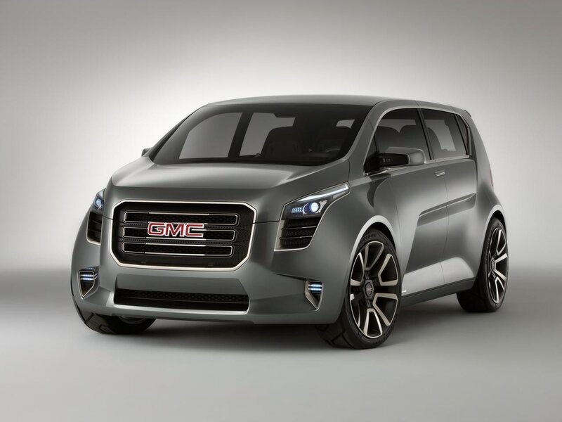 Silver GMC Concept Car