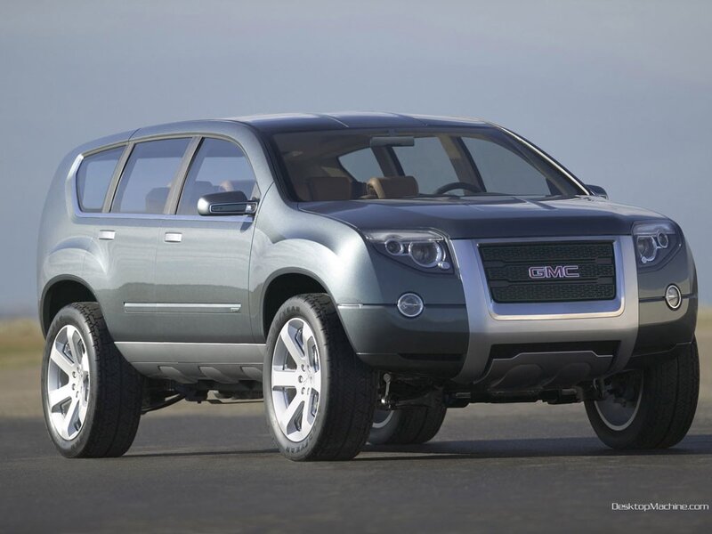 Silver GMC Concept SUV — Gray