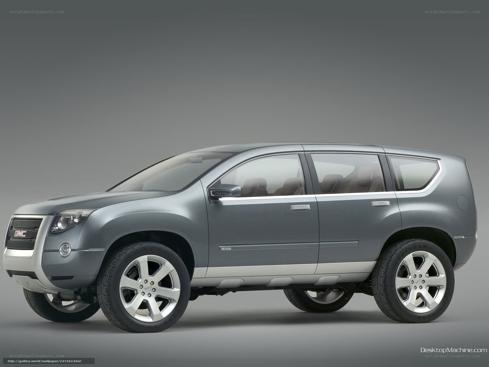 silver GMC concept SUV