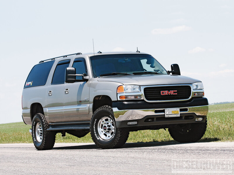 Silver GMC SUV