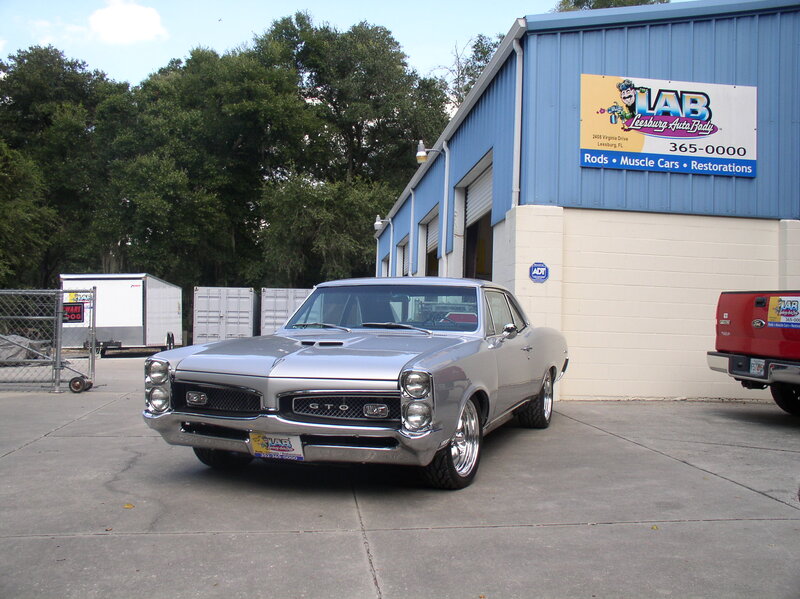 Silver Gto Muscle Car