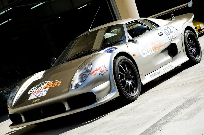 Silver Gulf Run race car