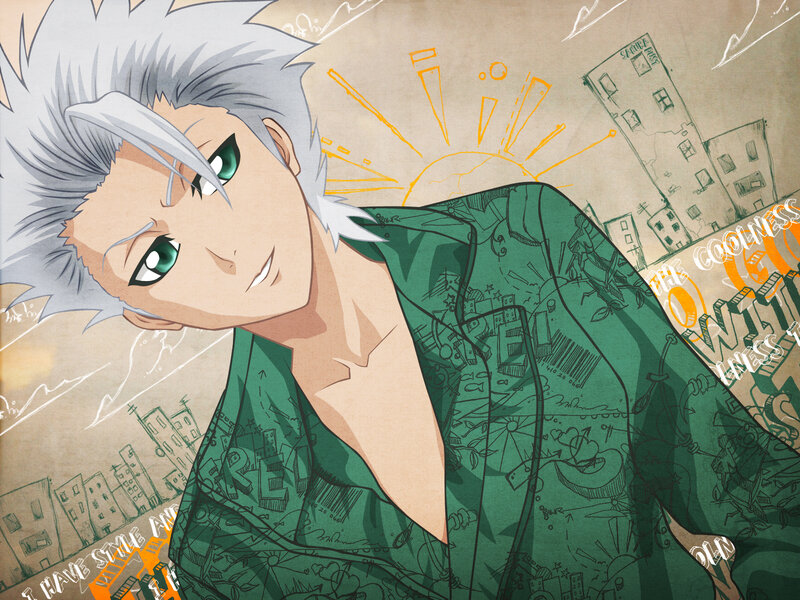 silver-haired anime character