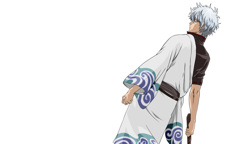 silver-haired anime character