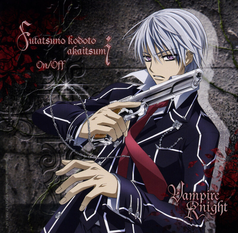 Silver-haired Anime Character — Black, Dramatic
