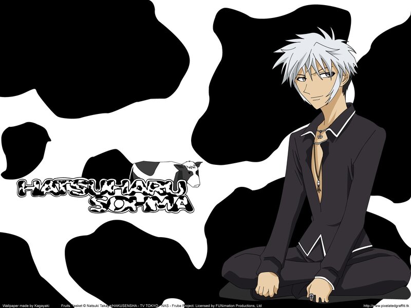 Silver-haired Anime Character — Black, Neutral