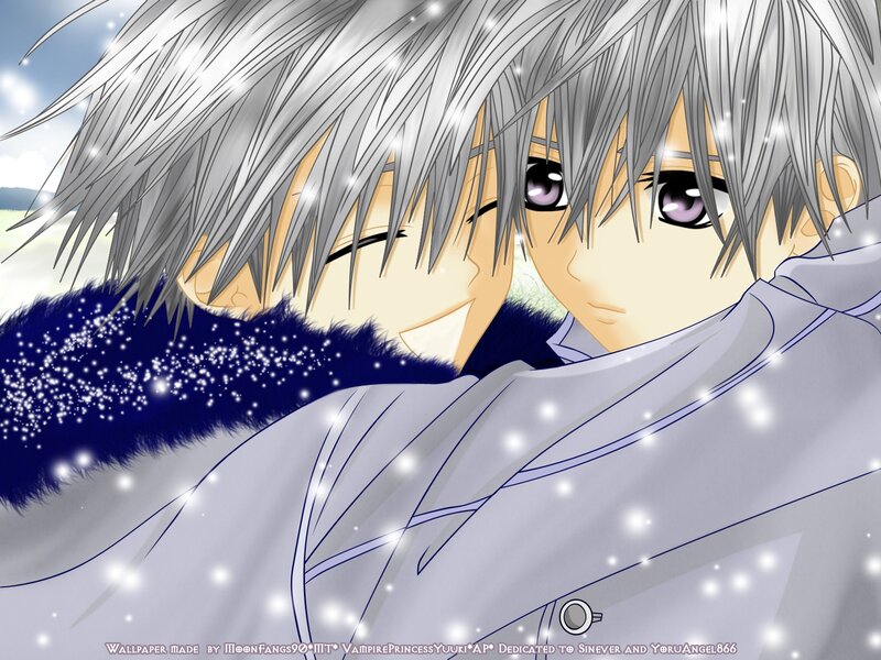 Silver-haired Anime Character — Gray, Serene