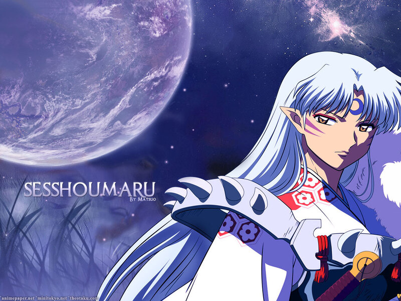 Silver-haired Anime Character — Purple, Dramatic