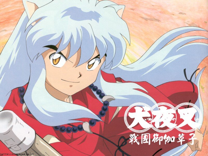Silver-haired Anime Character — Red, Determined