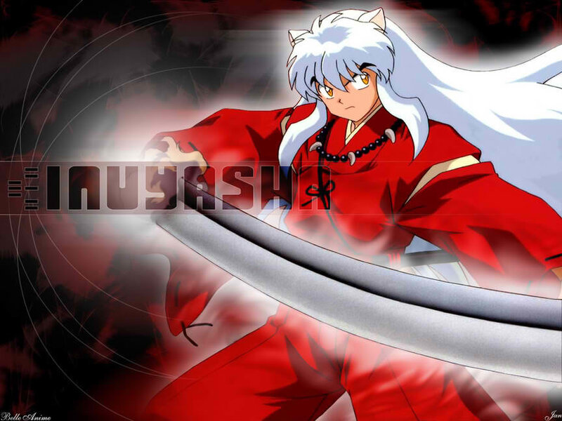 Silver-haired Anime Character — Red, Dramatic, Sword, Red Clothing