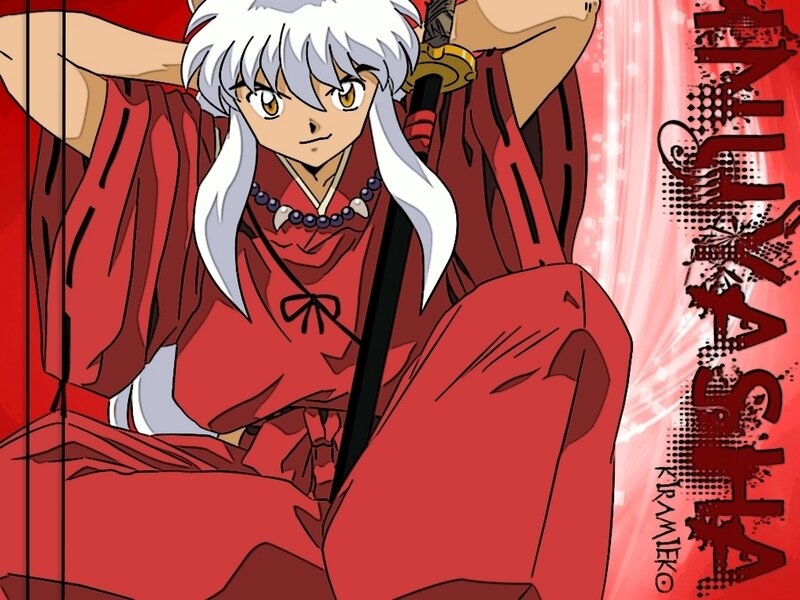 Silver-haired Anime Character — Red, Dramatic, Sword, Red Robe