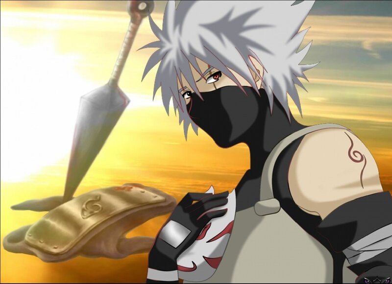 Silver-haired Anime Character — Yellow, Dramatic