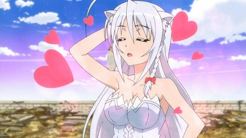 Silver-haired Anime Girl — White, Dreamy