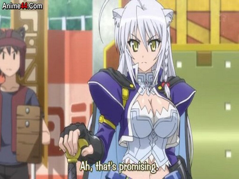Silver-haired Anime Woman — Purple