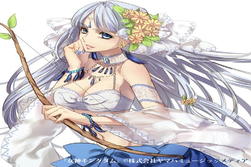 Silver-haired Archer Woman — White
