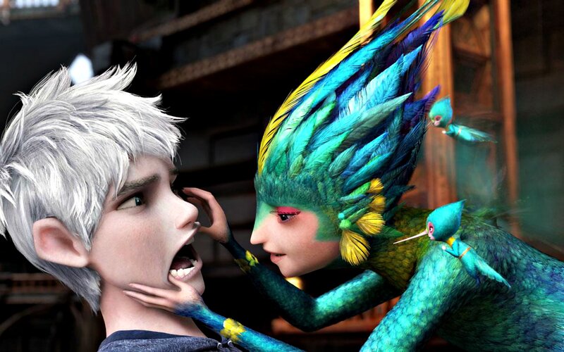 Silver-haired Boy and Bird-like Creature