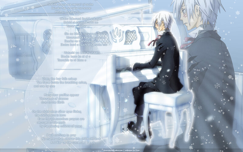 Silver-haired Boy at Piano