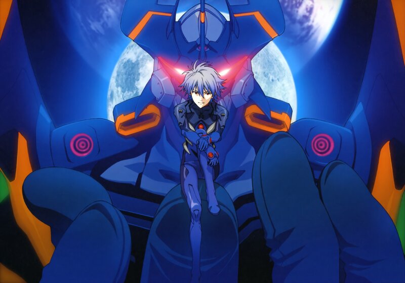 Silver-haired Boy in Mech