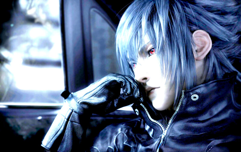 Silver-haired Character — Blue, Dramatic, 3d Render
