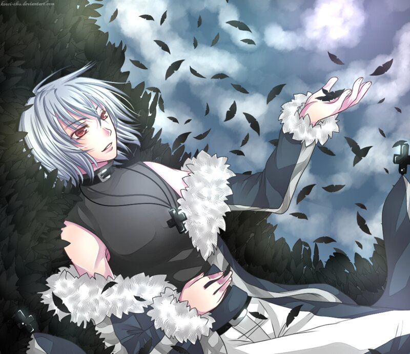 Silver-haired Character — Gray