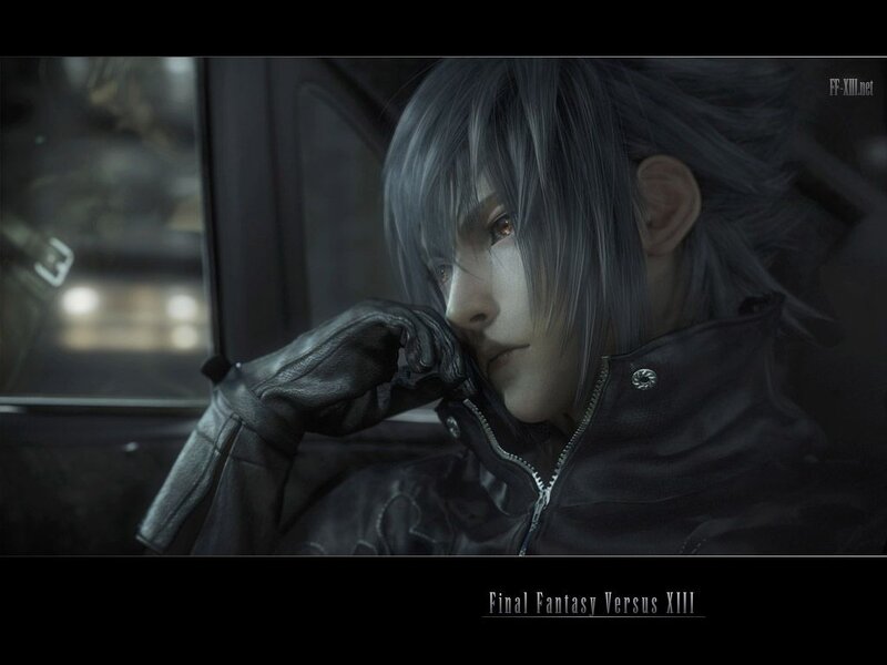 Silver-haired Character in Car
