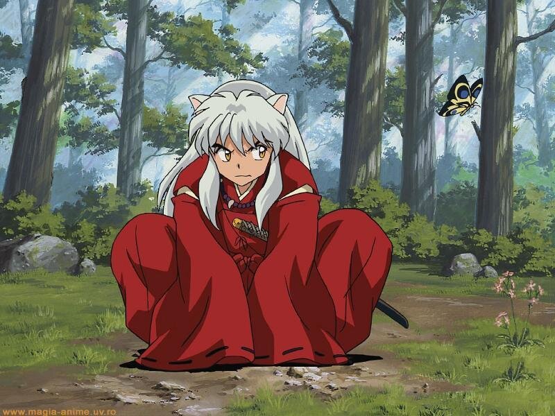 Silver-haired Character in Red — Calm, Afternoon