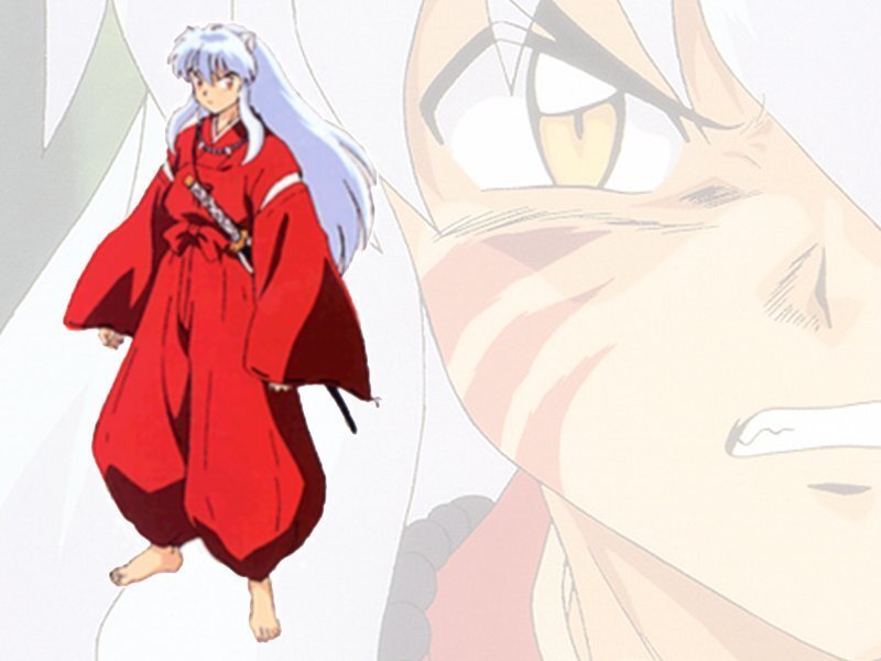 Silver-haired Character in Red — Dramatic, Anime