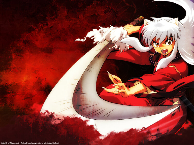 Silver-haired Character — Red